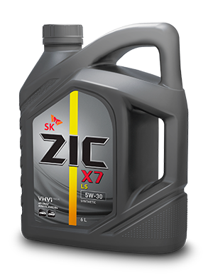 ZIC X7 LS 5W30 6L синтетическое моторное масло