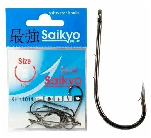 Крючки Saikyo KH-11014 Bait Holder BN №4 /уп.10шт/