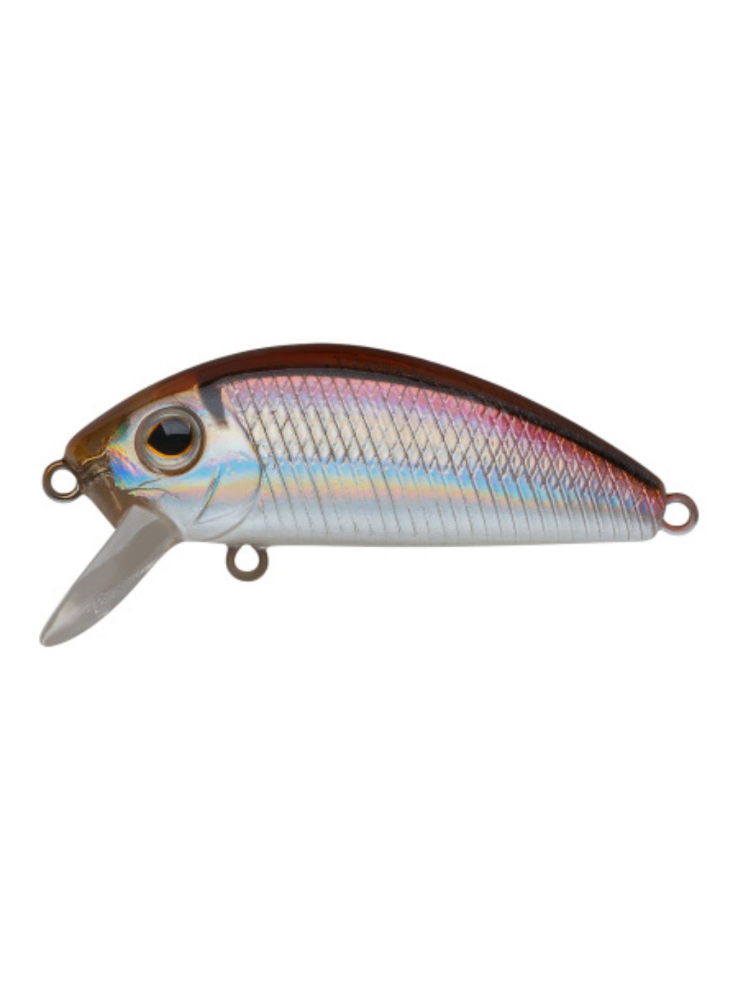 Воблер Минноу Strike Pro Mustang Minnow 45,  45 мм,  4, 5 гр,  Загл. 0, 2м.-0, 5м.,  Плавающий,  цвет: A53-EP Silver Smelt UV,  (MG-002F#A53-EP)