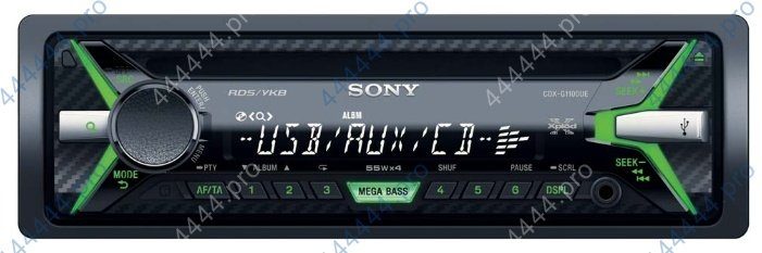 автомагнитола sony cdx-g1100ue