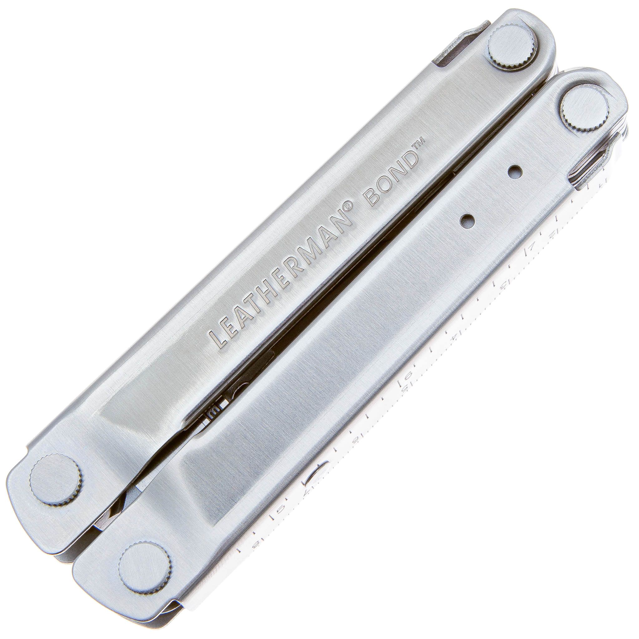 Мультитул LEATHERMAN Bond Stainless 14 инстр.,  7, 4/10 см,  чехол нейлон