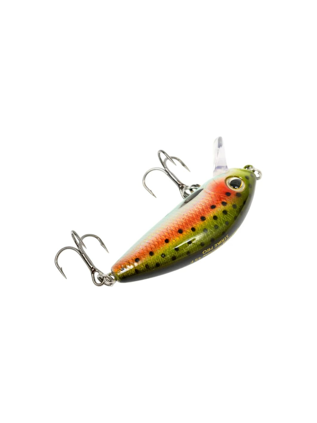Воблер Минноу Strike Pro Mustang Minnow 45,  45 мм,  4, 5 гр,  Загл. 0, 2м.-0, 5м.,  Плавающий,  цвет: 71-EP Trout Silver,  (MG-002F#71-EP)