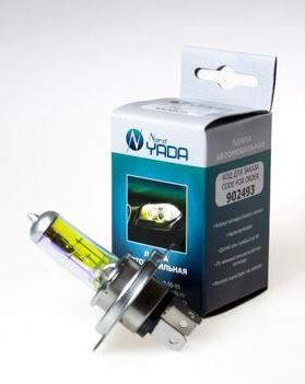 Автолампа галогеновая Н4 12V-60/55 YADA Rainbow (всепогодная) P43 (1шт.)