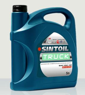 SINTEC Truck 15W40 API CI-4/SL 5L минеральное моторное масло