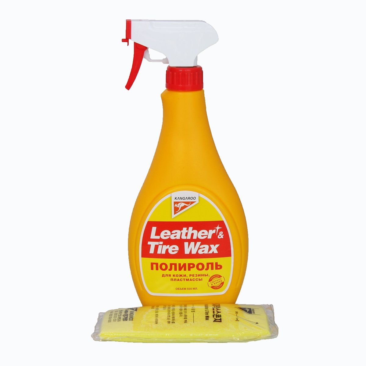 Полироль универсальный KANGAROO Leather & Tire Wax 500мл 330125