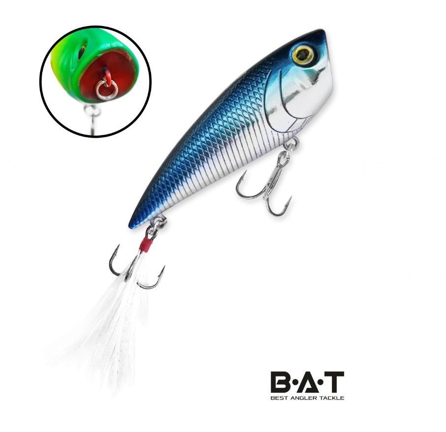 Воблер BAT Crow Pop ВТ059 (70 mm.; 7 g.; TopWater) # CS15