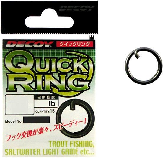 Кольцо заводное Decoy R-7 Quick Ring #1 (15 шт.)
