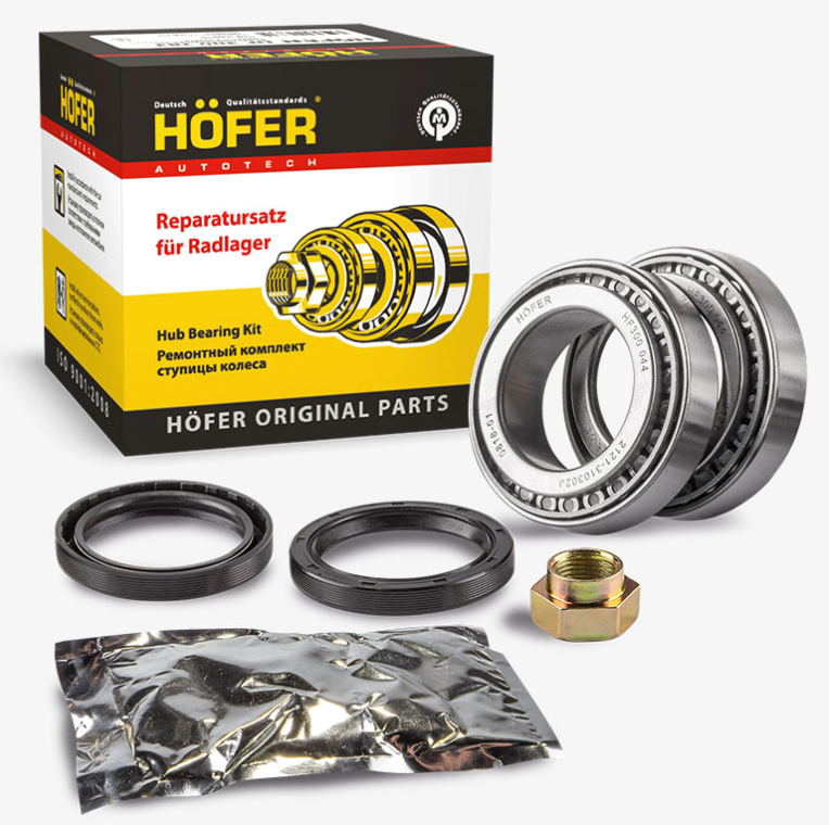 Ремкомплект ступицы передней 2121,  2123 HOFER HF 300 189 (к-т)