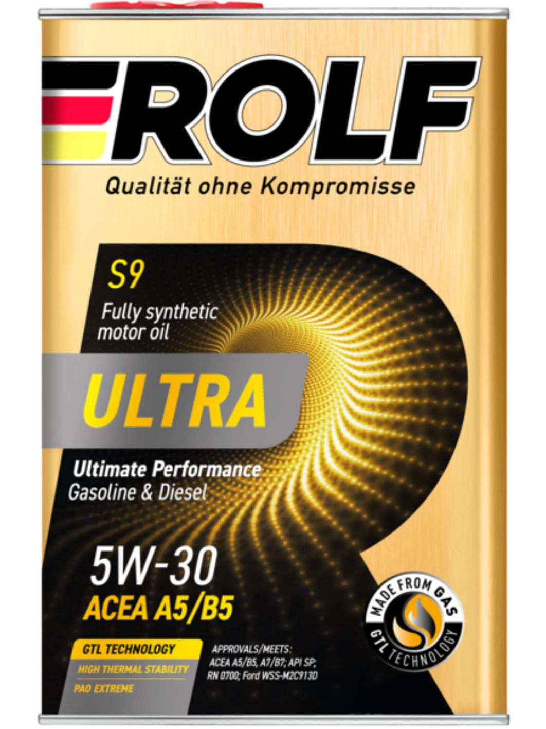ROLF Ultra 5W30 A5/B5 SР 4л синтетическое моторное масло