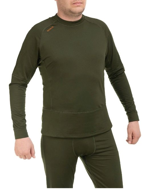 термобелье hawk (фуфайка, кальсоны), tricot, оливковый/olive (46-48/176)