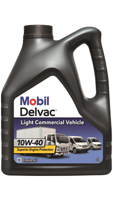 MOBIL 10W40 DELVAC LCV 4L полусинтетическое моторное масло