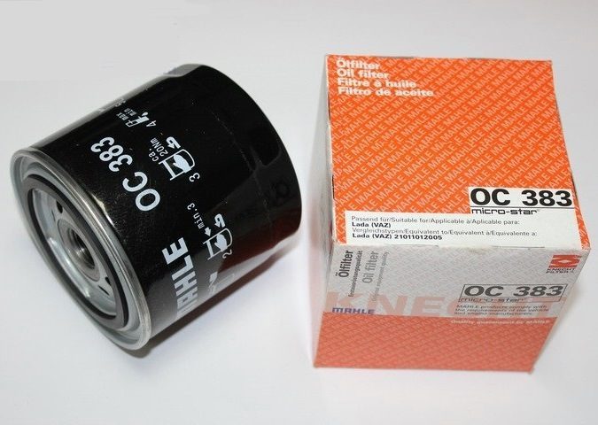 фильтр масляный ваз-01 mahle oc383
