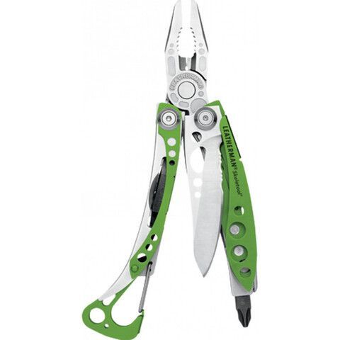 Мультитул LEATHERMAN Skeletool Green 7 инстр., 6,6/10 см,