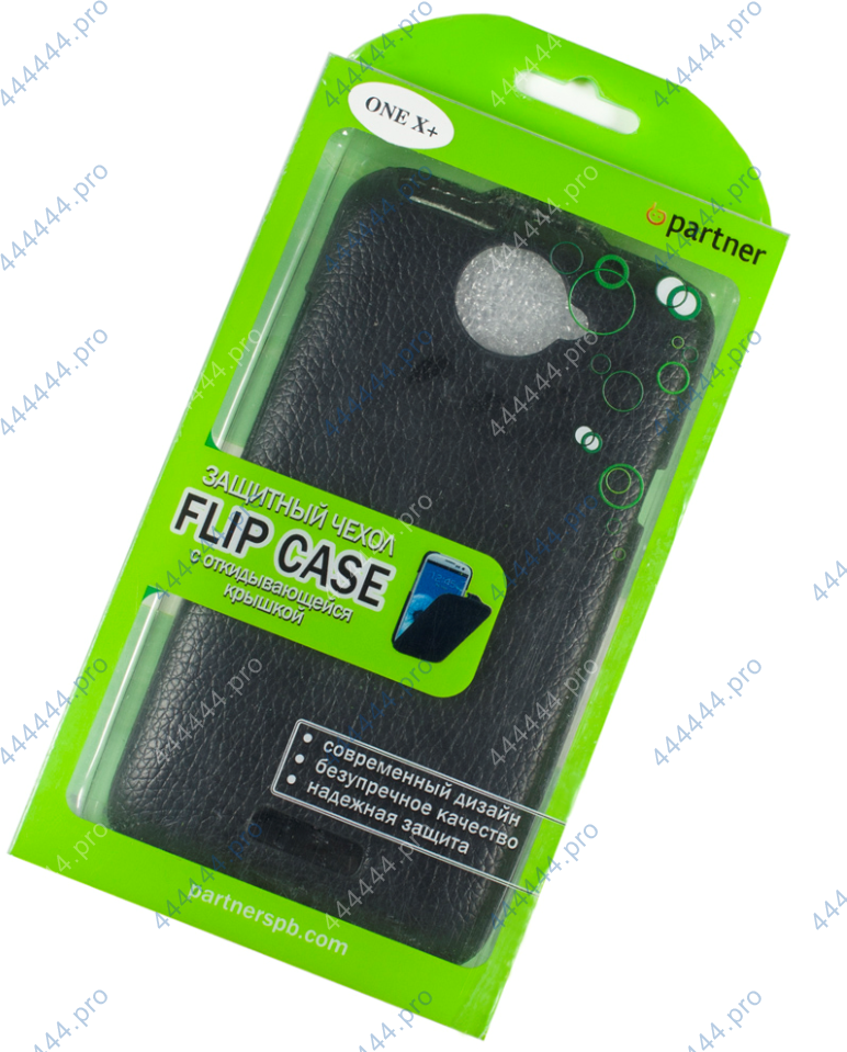 чехол flip-case htc one x+s728e (черный)