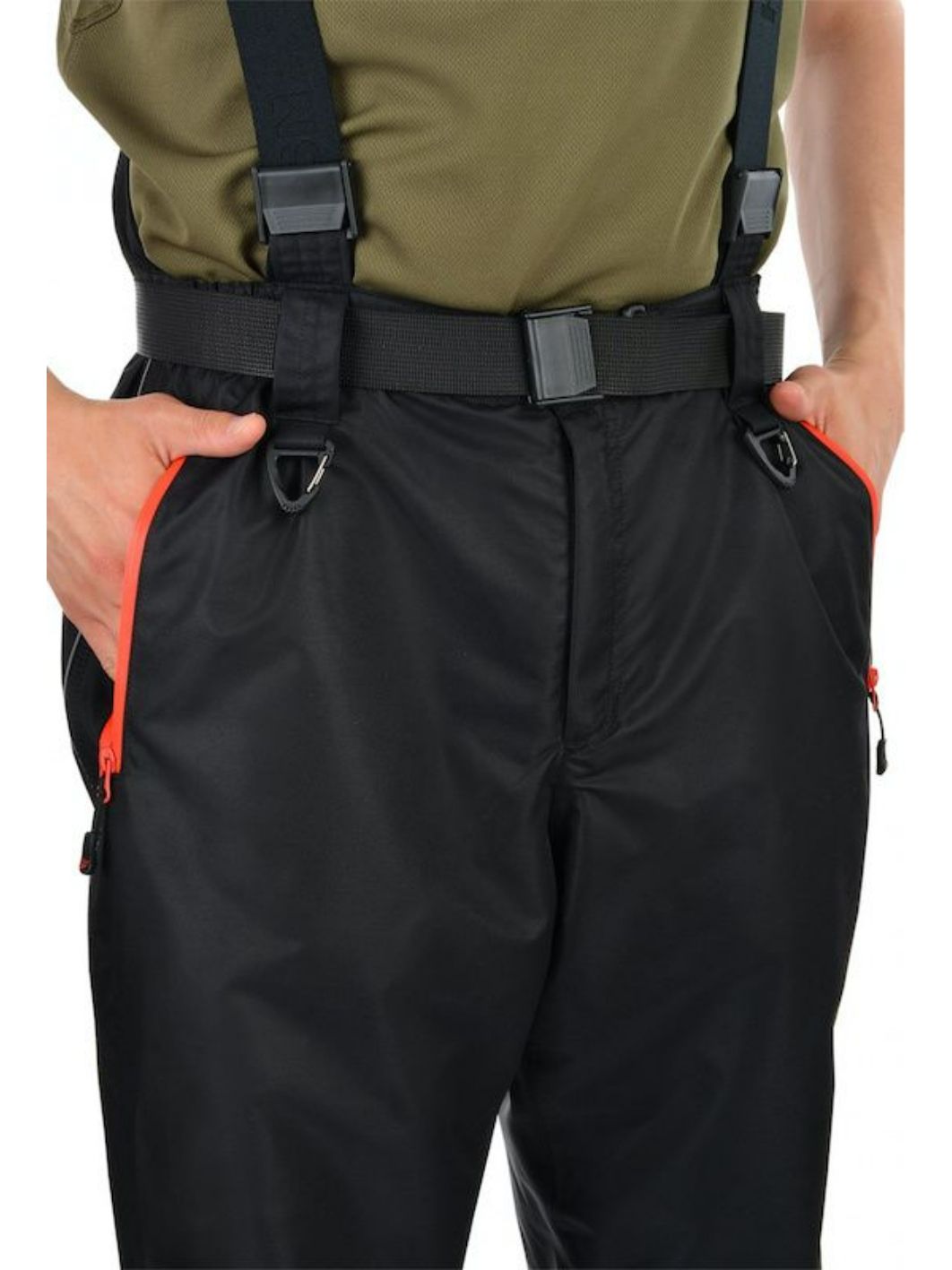Костюм мужской "River" hardguard,  черный (красные молнии) (60-62/188) м