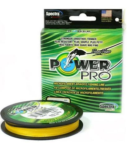Леска плетеная POWER PRO 135 м желтая 0, 06мм 3 кг