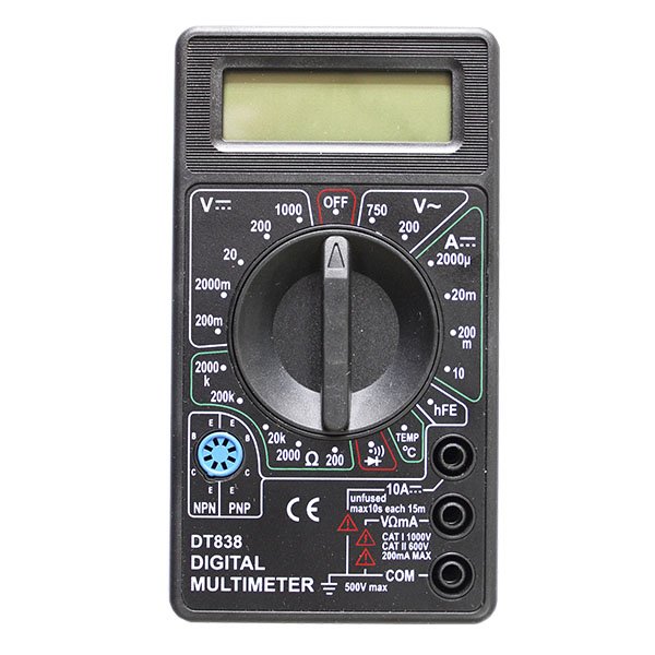 Мультиметр цифровой DT838 (23683)