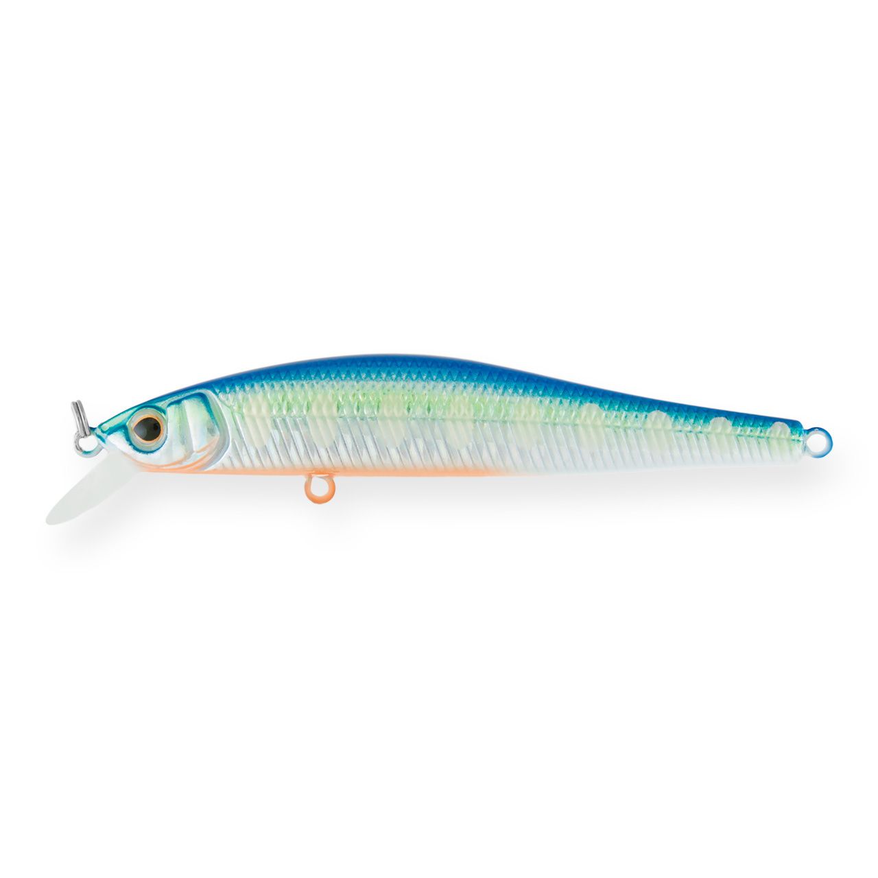 Воблер Минноу Strike Pro Jumper 110SP,  110 мм,  16, 3 гр,  Загл. 1, 0м.-2, 0м.,  Нейтральный,  цвет: A150-713 UV Blue Silver OB,  (EG-192C-SP#A150-713)