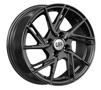 Литой диск WHEELS UP115 (КС1033) 6.5x15/4x100 D60.1 ET40 new black комплект 4шт.