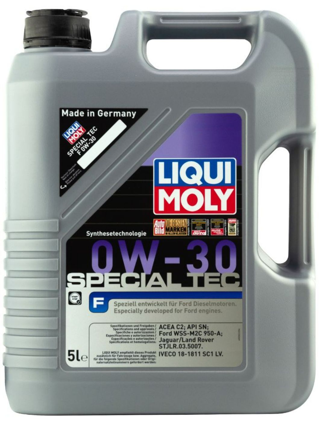 LIQUI MOLY "Special Tec F" 0W30 5L синтетическое моторное масло 8903