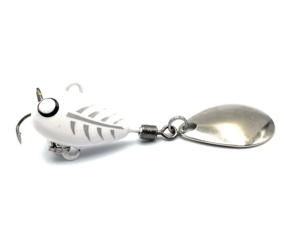 Тейл-спиннер HURRICANE 14g White Ghost