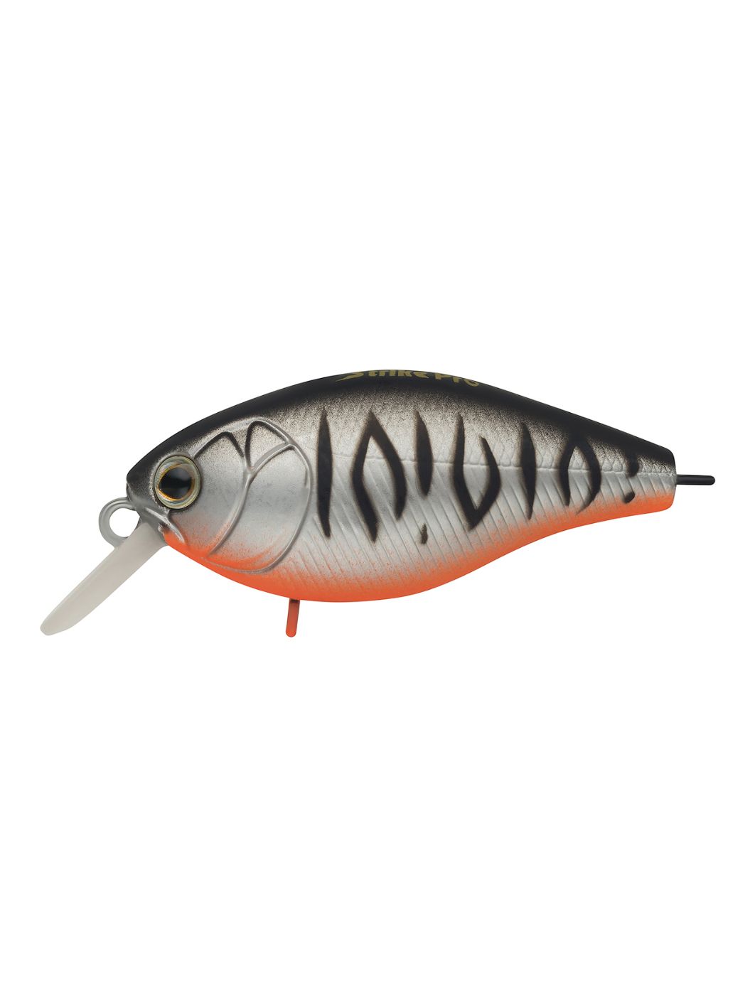 Воблер Крэнк Strike Pro Cranky 40,  40 мм,  4, 2 гр,  Загл. 0, 2м.-0, 5м.,  Плавающий,  цвет: A243ES Grey Shadow Mat Tiger,  (EG-164F#A243ES)