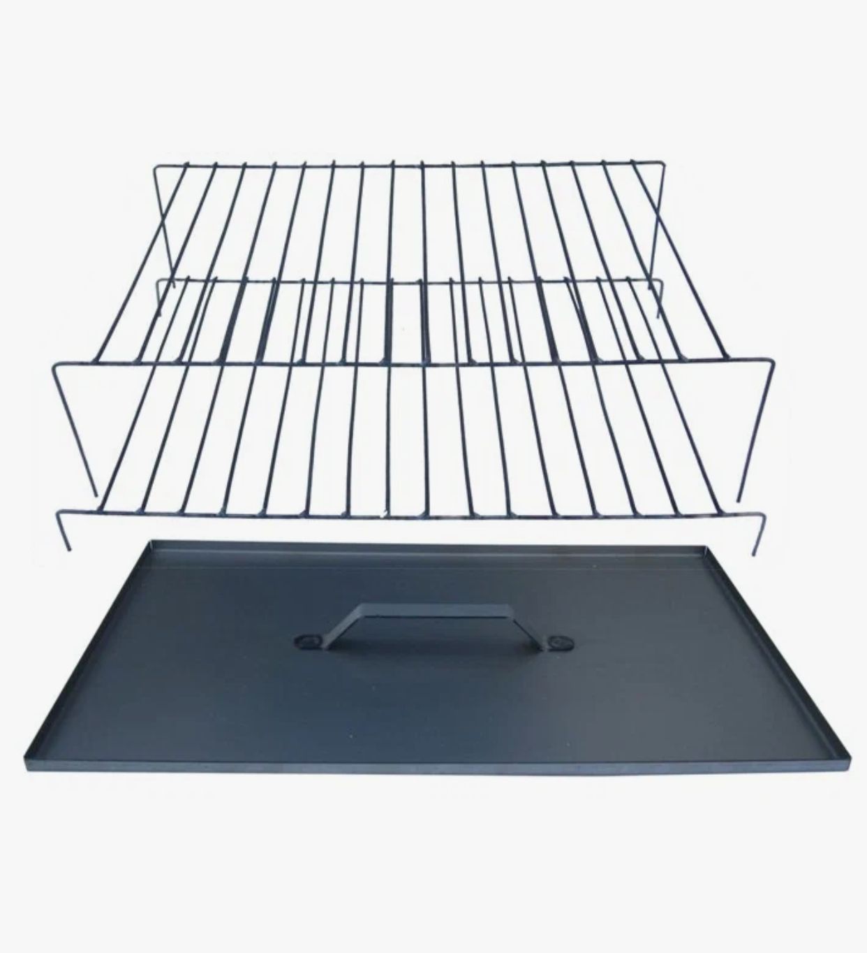 Коптильня двухъярусная (К-001) 450х280х240мм с поддоном