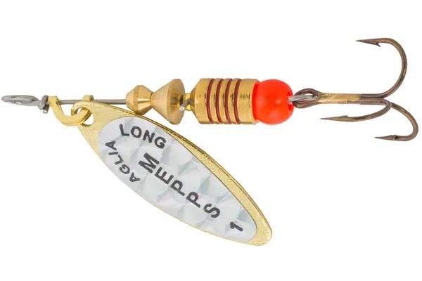 Блесна вращающаяся Mepps "Aglia Long RAINBO 1,  Gold