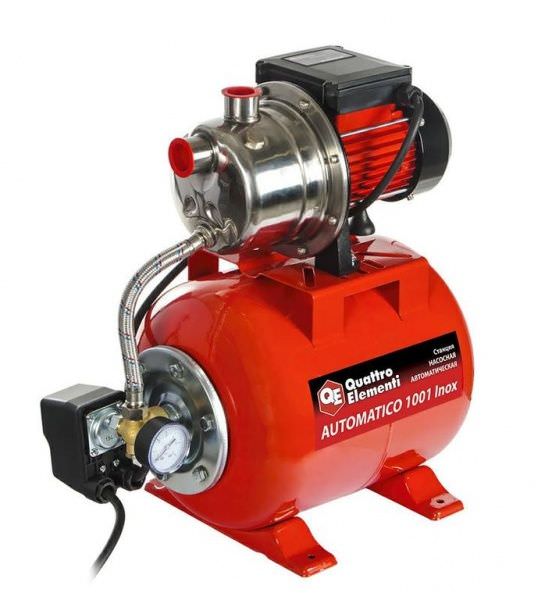 насосная станция qe automatico 1001 inox (1000вт, 3600л/ч, 8/40м. для чистой воды) 910-218