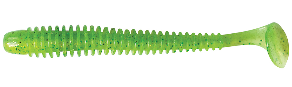 Приманка съедобная Keitech Swing Impact 4.5" #424 Lime Chartreuse