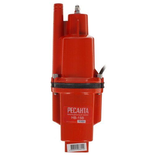 Насос вибрационный РЕСАНТА НВ-10В погружной (300Вт,  1320л/ч,  верхний забор,  для чистой воды,  кабель 10м) 77/8/1