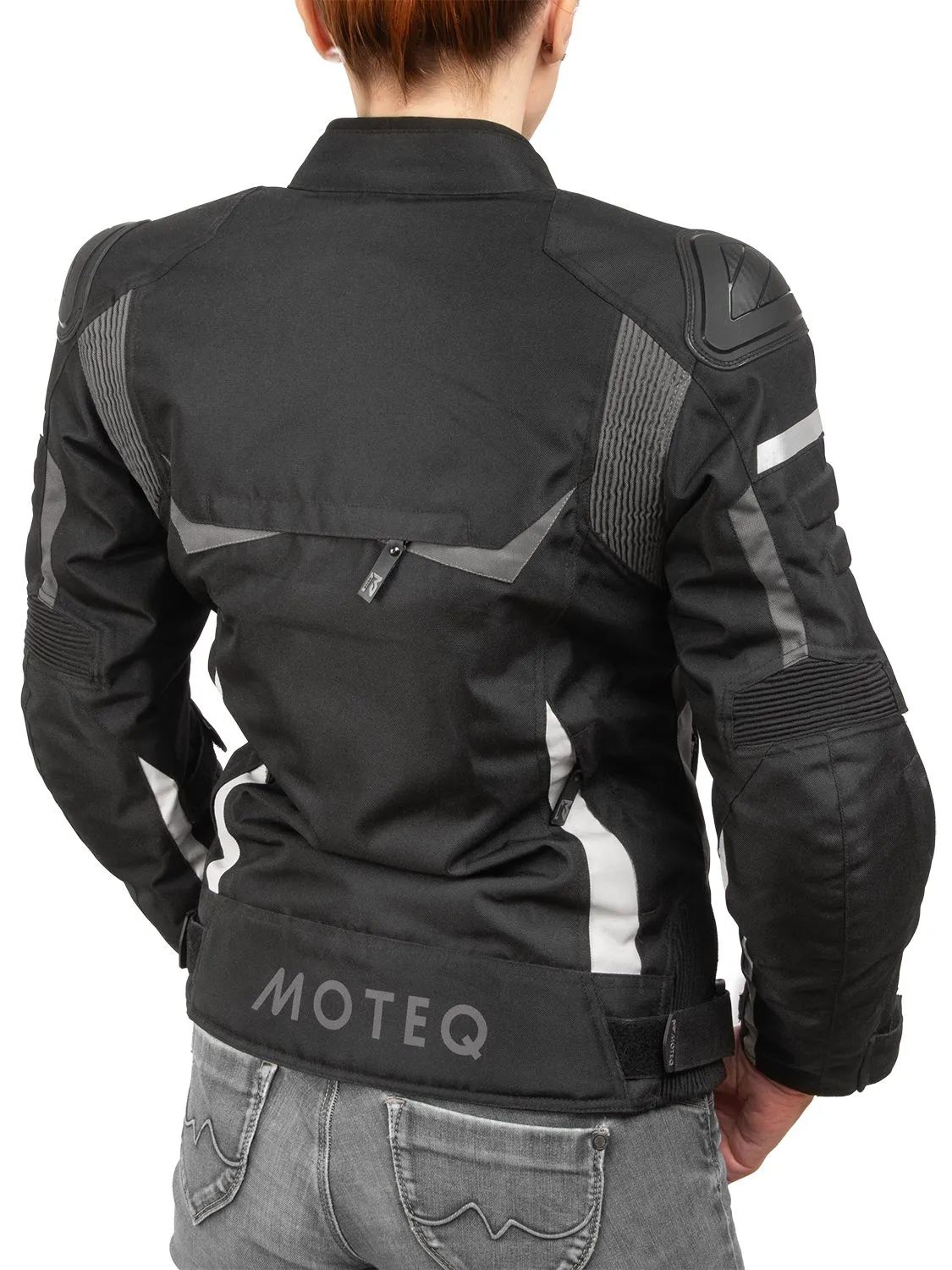 Куртка текстильная женская MOTEQ ASOL черный/серый M