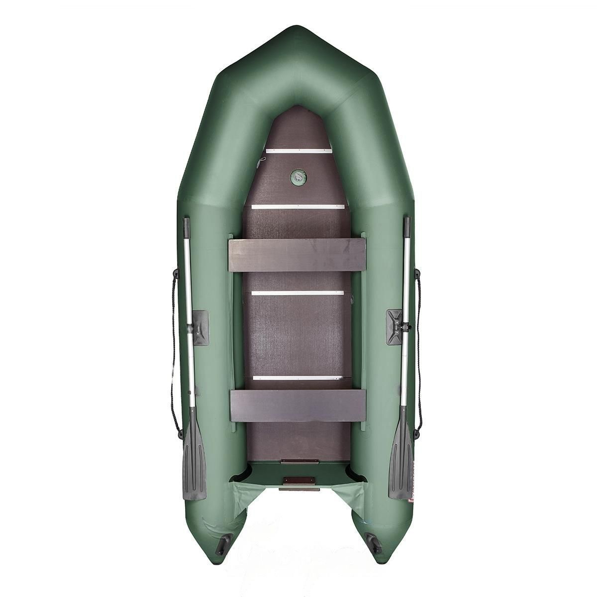 Лодка Капитан Т330 киль+пол зеленая (модель C-330SS) Тонар