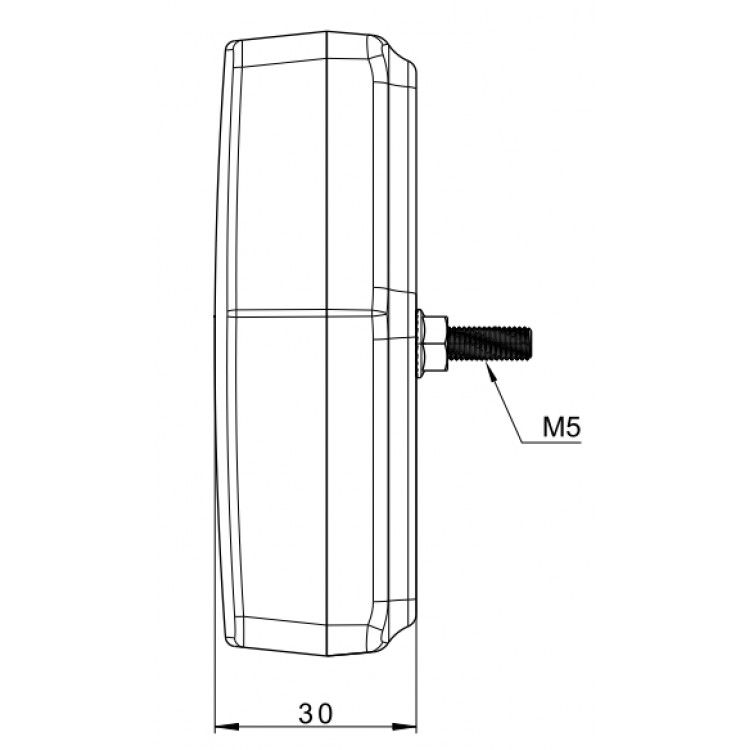 Фонарь задний светодиодный Fristom FT222LED