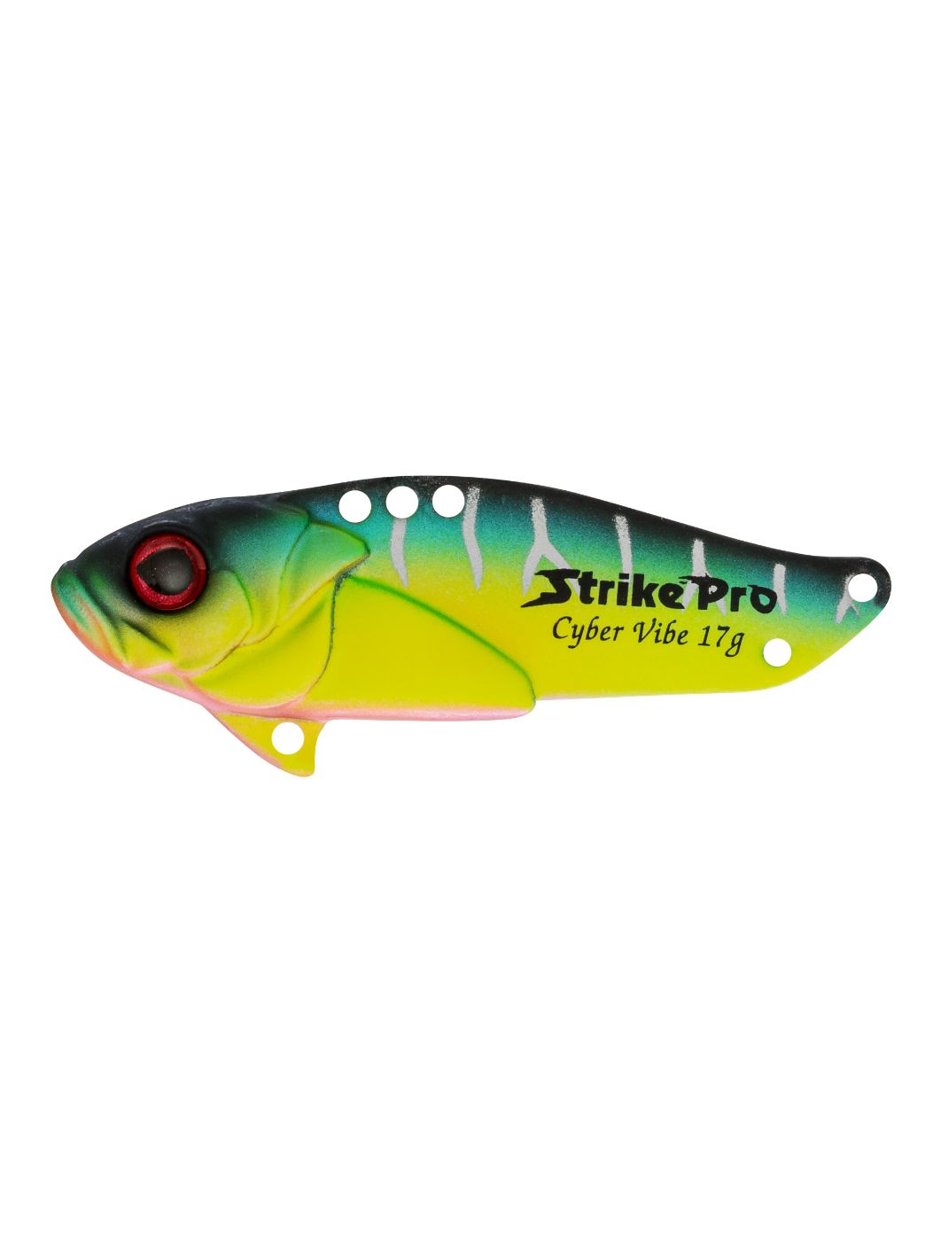 Блесна-цикада Strike Pro Cyber Vibe 40,  40 мм,  6, 6 гр,  цвет: Pearl Mat Tiger,  (JG-005B#A204FS)