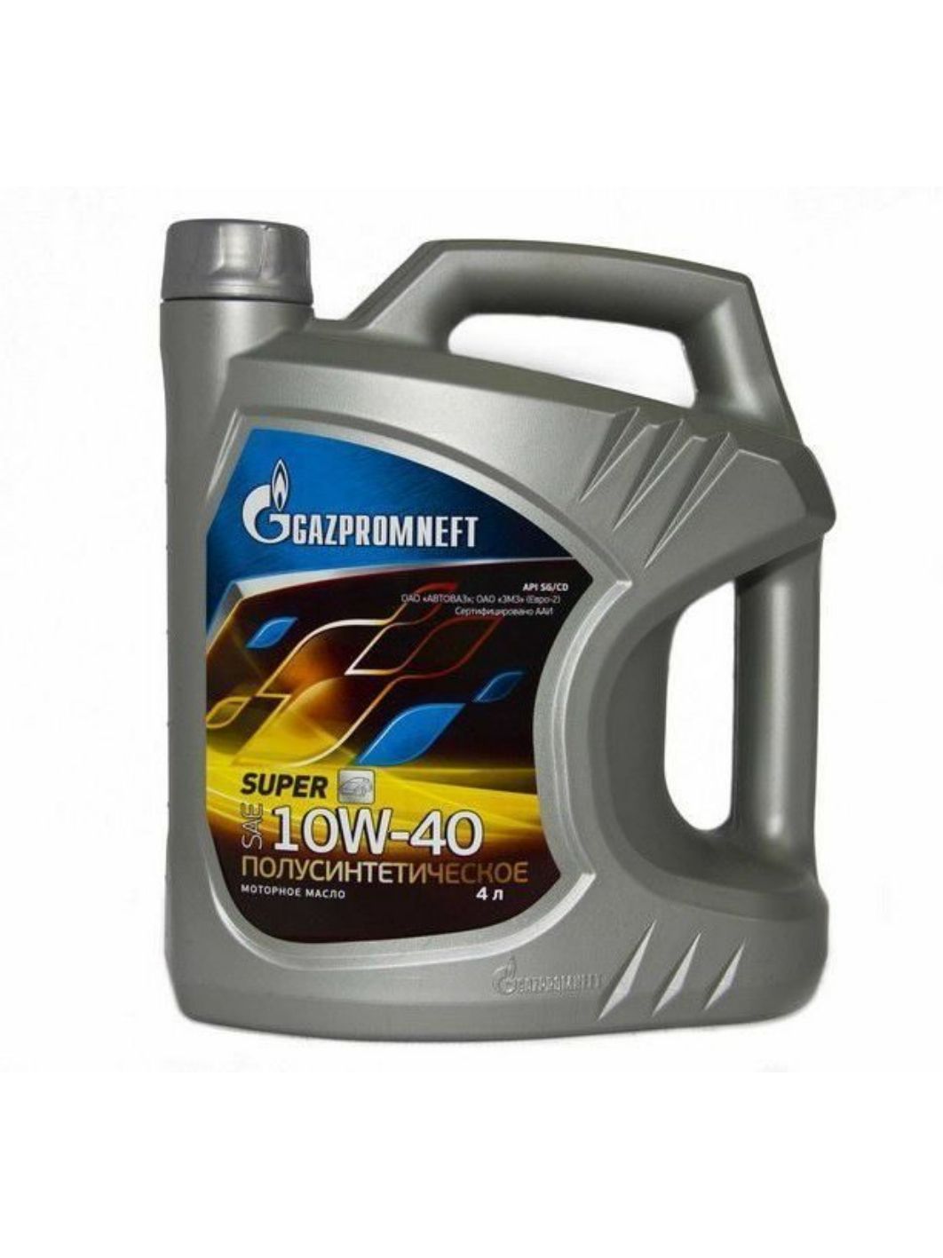 ГАЗПРОМНЕФТЬ 10w40 Супер SG/CD 4л полусинтетическое моторное масло