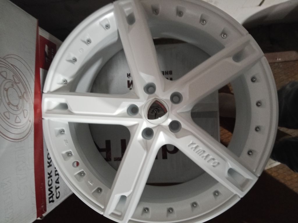 Литой диск  YAM_SM Miyat omo Musasi P19 8.5/5x112 D66.6 ET56 SNOW КОМПЛЕКТ 4ШТ.