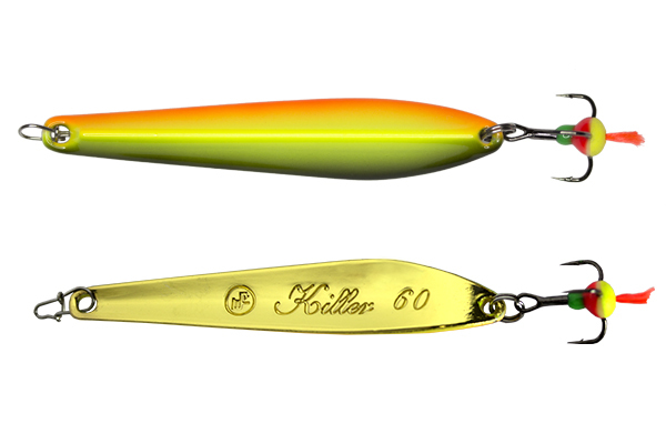 Блесна вертикальная ECOPRO Killer,  60мм,  9г,  FRG