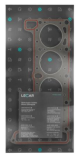 Прокладка ГБЦ 2101 Ø=76 с герметиком LECAR (LECAR010021402)