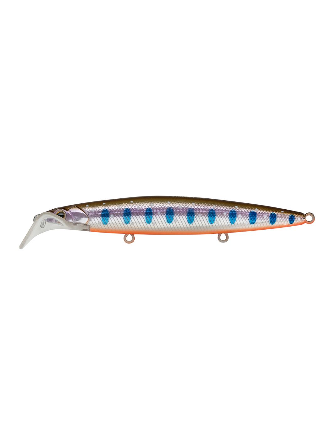 Воблер Минноу Strike Pro Scooter Minnow 110F,  110 мм,  11, 8 гр,  Загл. 1, 5м.-2, 5м.,  Плавающий,  цвет: A142-264 Arctic Char,  (EG-186F#A142-264)