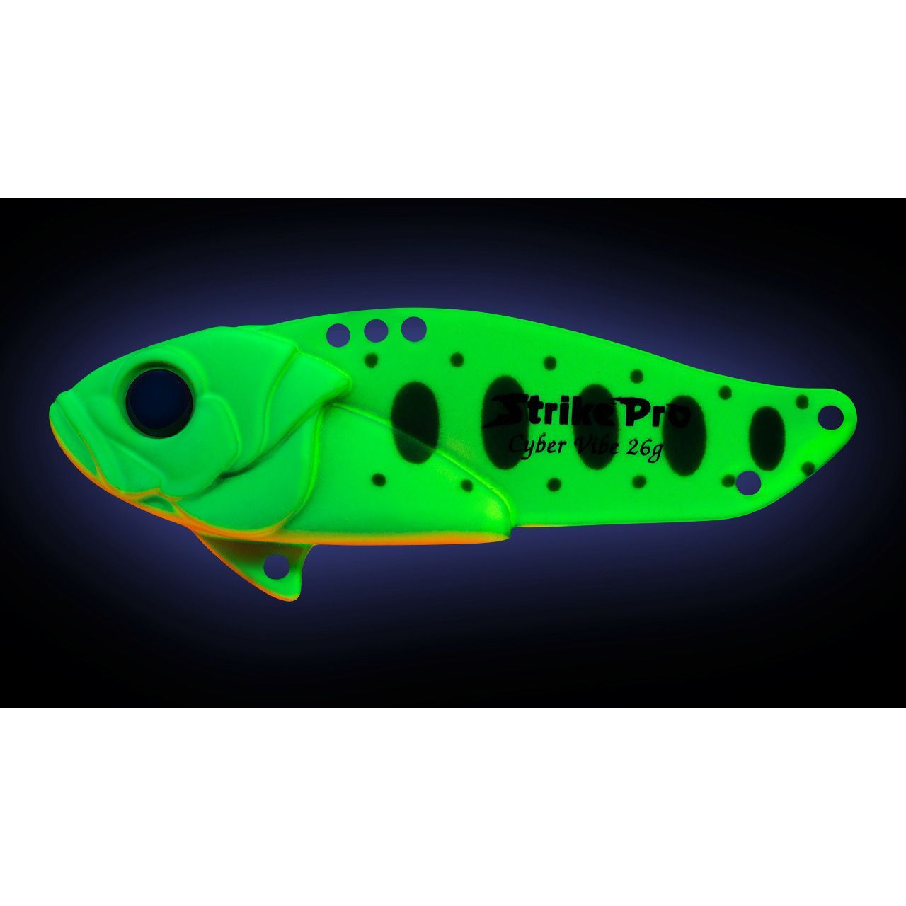 Блесна-цикада Strike Pro Cyber Vibe 45,  45 мм,  9, 1 гр,  цвет: Lemon Mat Tiger,  (JG-005C#A178S)