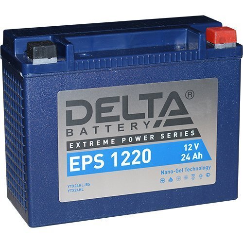 мото 12/24А DELTA EPS1220  Аккумулятор зал/зар.