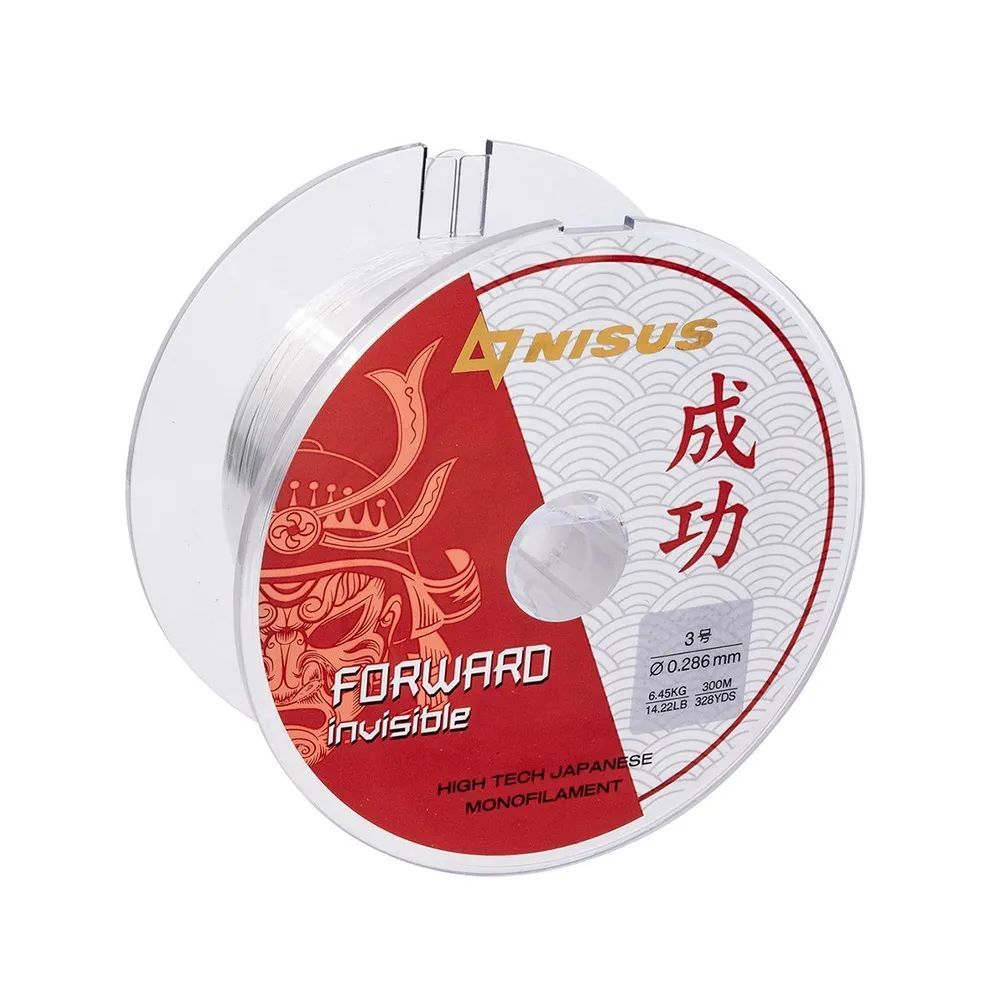 Леска FORWARD Invisible 0,286mm/300m Nylon Transparent Nisus