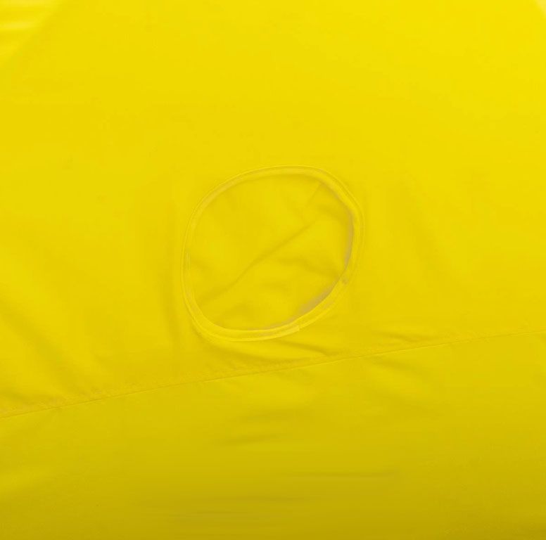 Палатка зимняя утепленная Куб Premium 1, 8х1, 8 желтый/серый (HS-WSCI-P-180YG) Helios