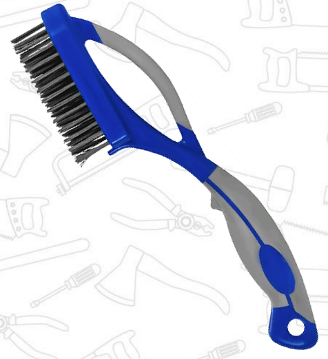Корщетка стальная 8-рядная,  двуручная,  305мм КОБАЛЬТ (924-986)