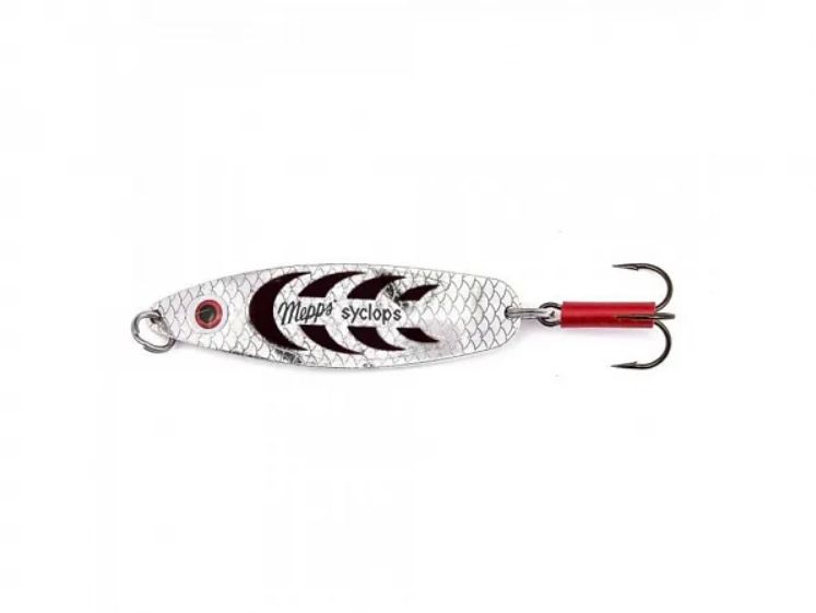 Блесна колеблющаяся Mepps SYCLOPS,  0,  Silver/Black
