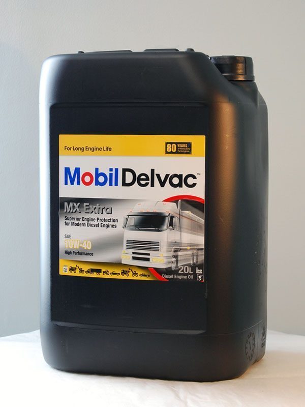 MOBIL 10W40 DELVAC MX EXTRA 20L полусинтетическое моторное масло