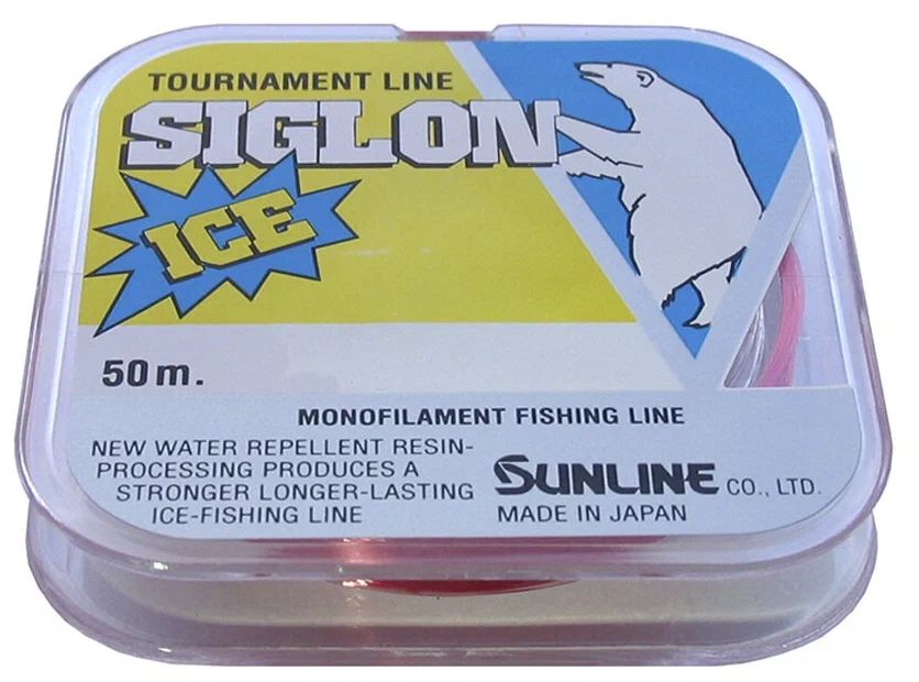 Монолеска SUNLINE Siglon ICE FISHING 50M красная #0.8/0.148mm 