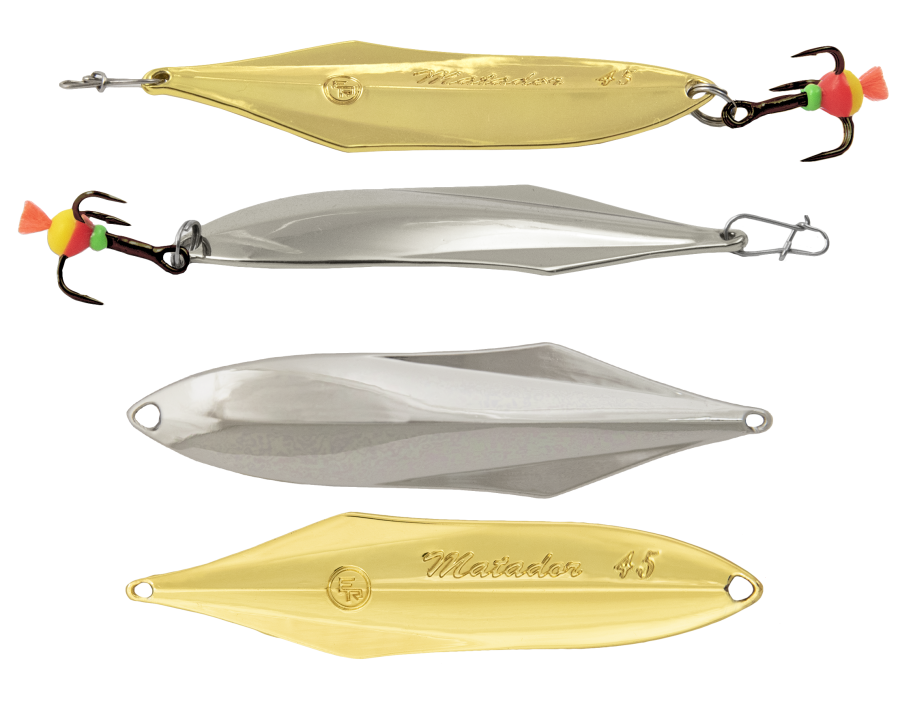 Блесна вертикальная ECOPRO "Matador" 65мм,  9г,  S/G