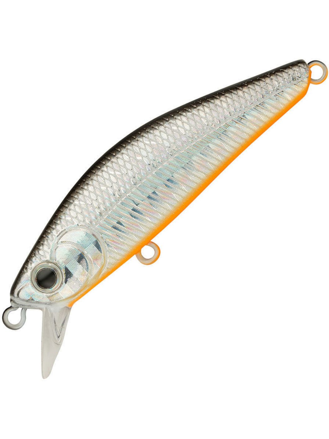 Воблер Минноу Strike Pro Skinny Mini 50S,  50 мм,  4, 5 гр,  Тонущий,  цвет: A70-713 Black Silver OB,  (EG-222A#A70-713)